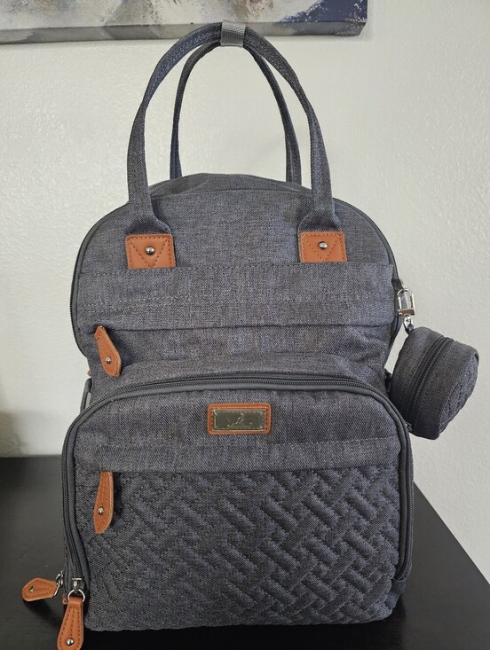 BabbleRoo Handbags - BabbleRoo Original Diaper Bag Backpack Style26L Hands Free.